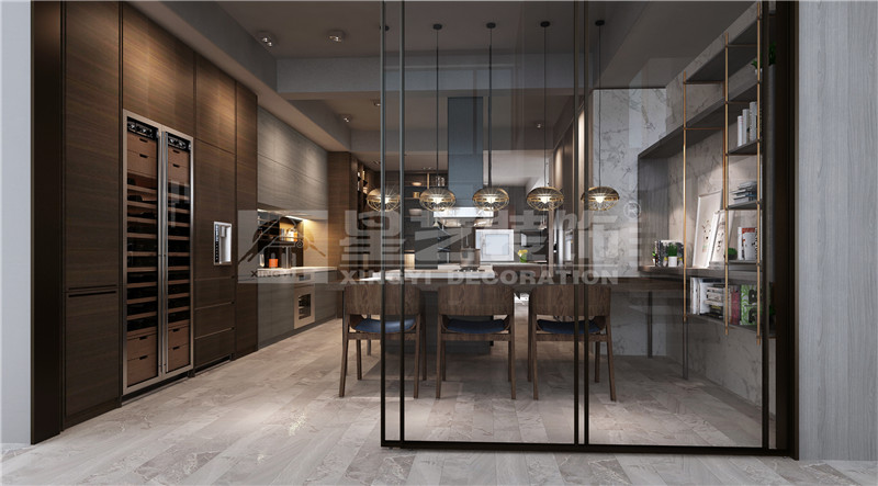 金源一品550平現(xiàn)代簡約餐廳裝修設(shè)計(jì)效果圖