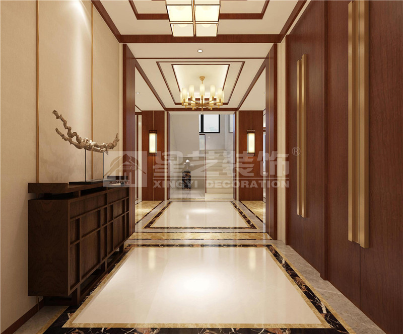 玉林寶康源650平玄關裝修效果圖