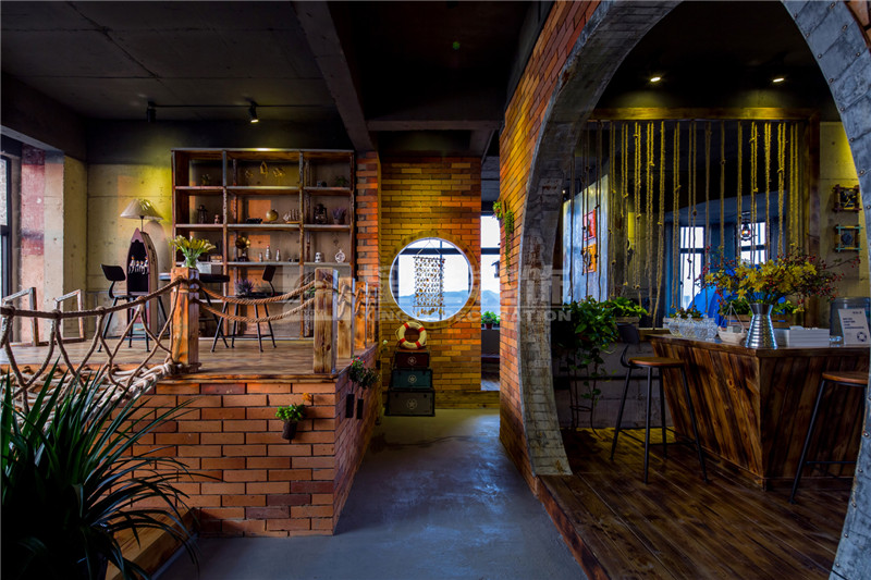 漢軍五象一號(hào)空中體驗(yàn)館160平船艙區(qū)裝修設(shè)計(jì)實(shí)景圖