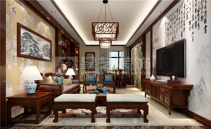 南寧星藝裝飾公司的中式風格作品