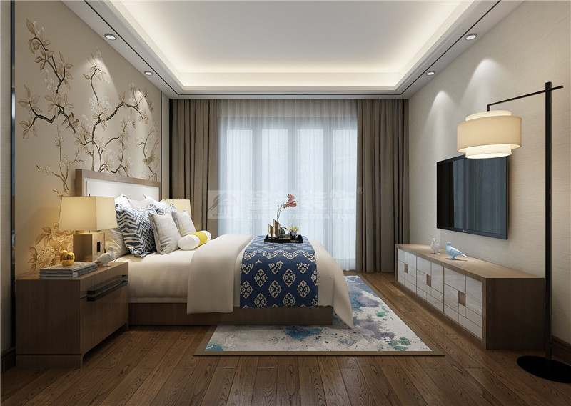 萬達茂140平臥室裝修效果圖