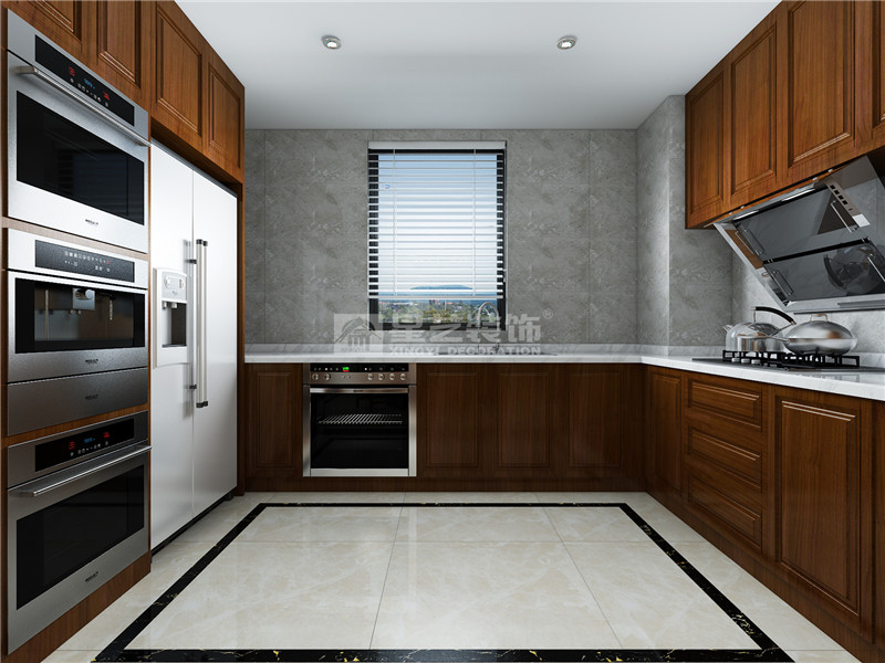 華發(fā)國賓壹號(hào)170平廚房裝修效果圖