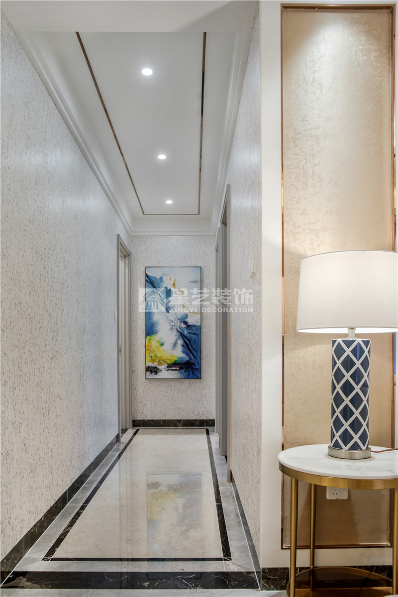 榮和悅瀾山109平過道裝修實景圖