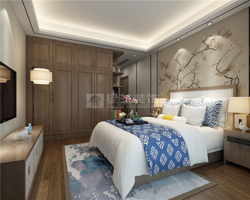 萬達茂140平臥室裝修效果圖