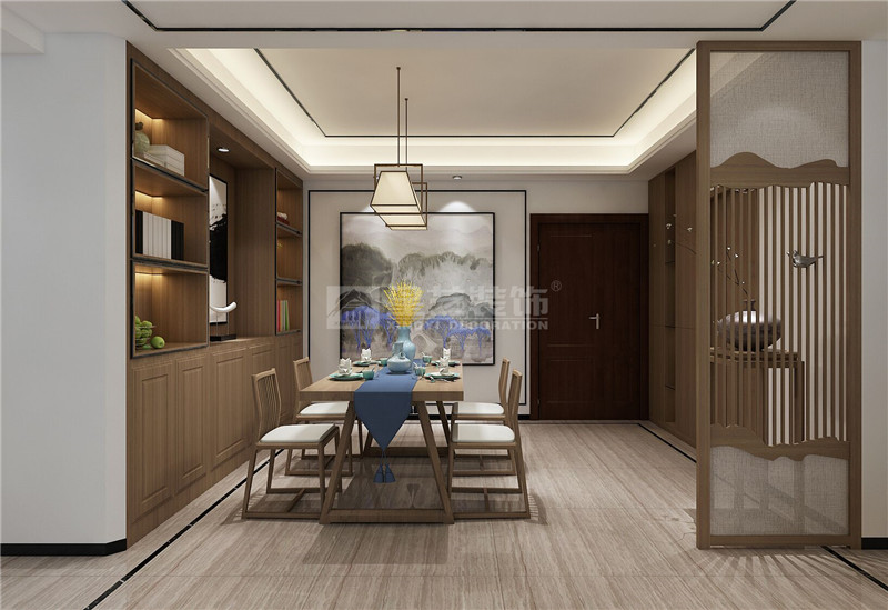 萬達茂140平餐廳裝修效果圖