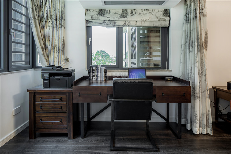 萬(wàn)達(dá)茂 160平書(shū)房裝修實(shí)景圖