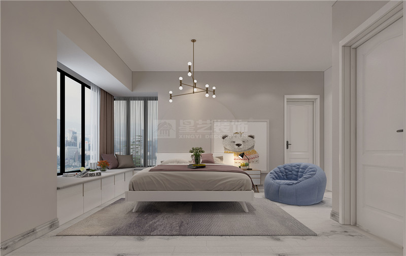 萬(wàn)達(dá)茂140平臥室裝修效果圖