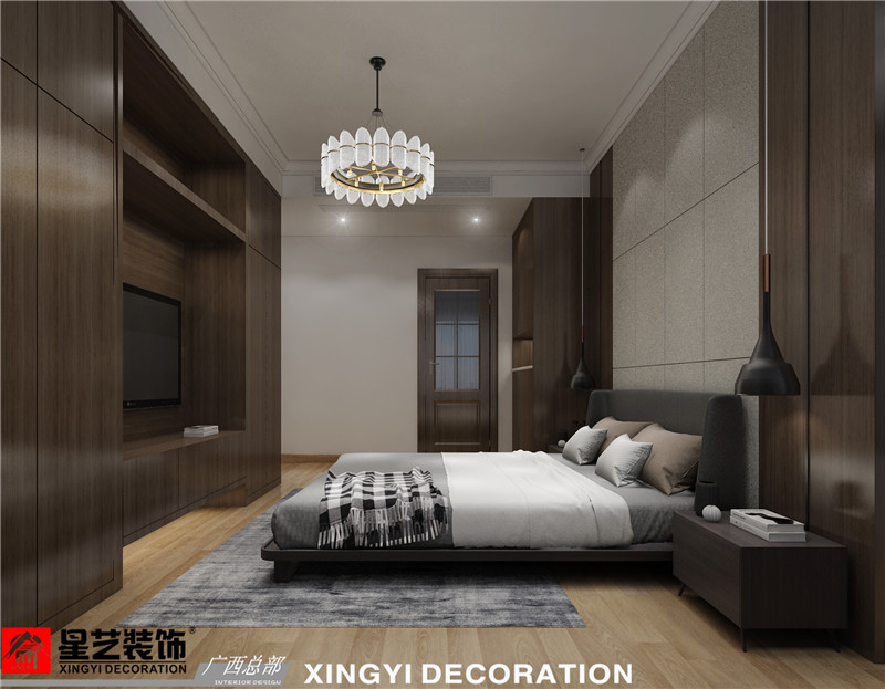 萬達(dá)茂130平臥室裝修效果圖