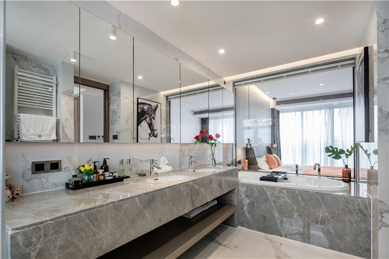 華發(fā)國賓壹號(hào)120平衛(wèi)生間裝修實(shí)景圖