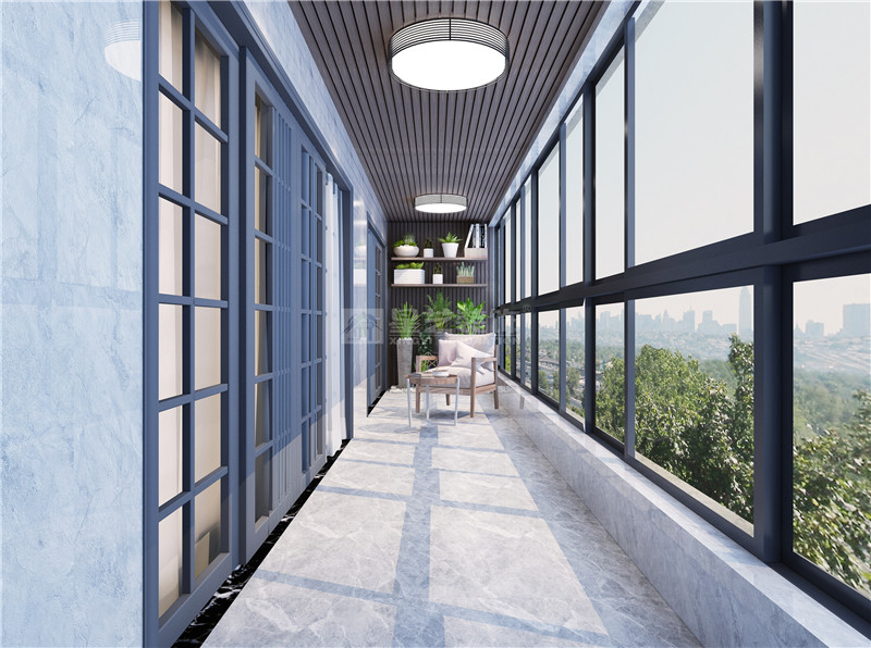 嘉和城溫莎堡 180平陽(yáng)臺(tái)裝修效果圖