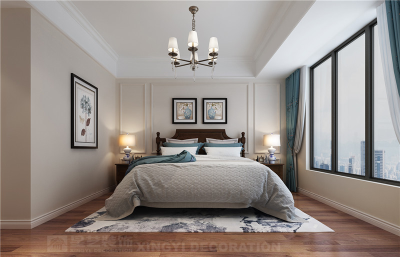 美泉1612 139平主臥裝修效果圖