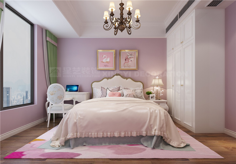 美泉1612 139平兒童房裝修效果圖