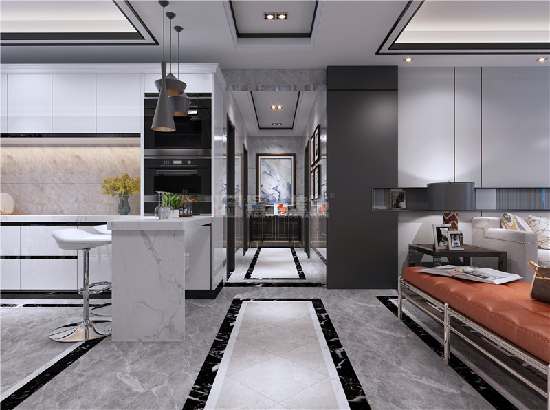 嘉和城溫莎堡 180平過(guò)道裝修效果圖