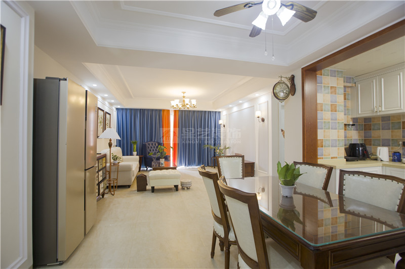 第四人民醫(yī)院單位房140平餐廳裝修實(shí)景圖