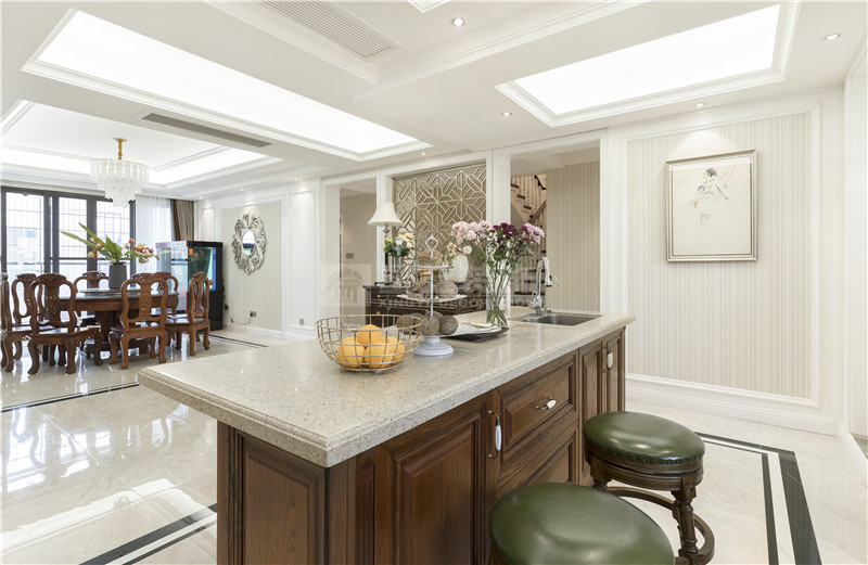 翡翠時光240平復式中導臺裝修實景圖