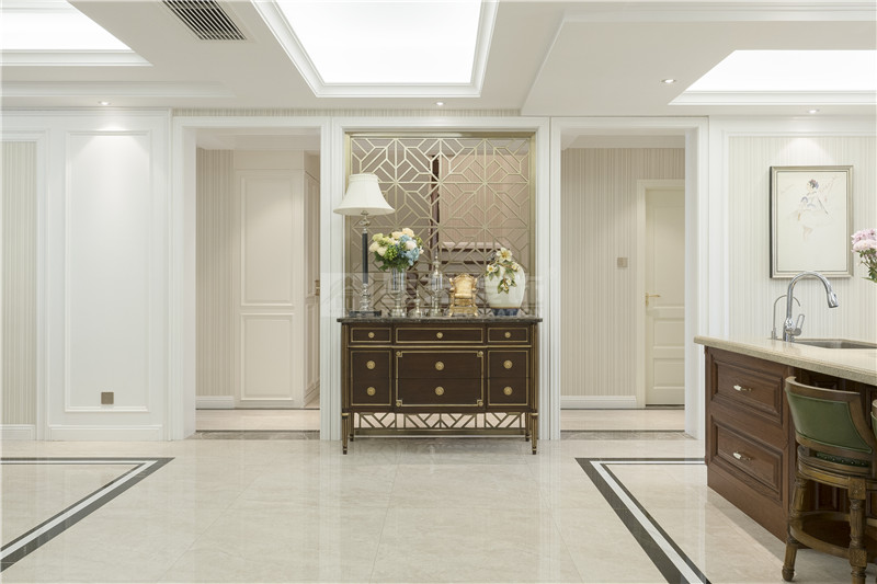 翡翠時光240平復式玄關裝修實景圖