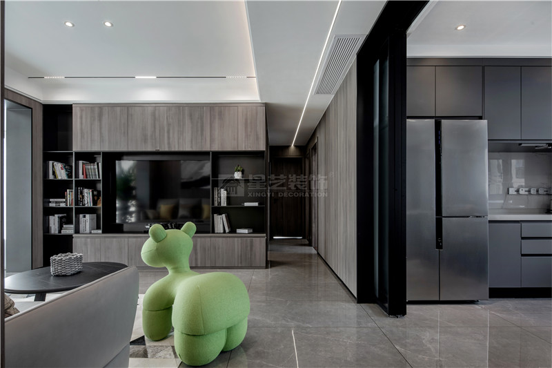 萬(wàn)達(dá)茂140平客廳裝修實(shí)景圖