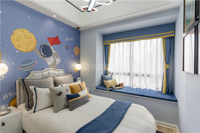 來賓樣板房 126平兒童房裝修實景圖