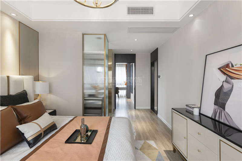 來賓樣板房 126平臥室裝修實景圖