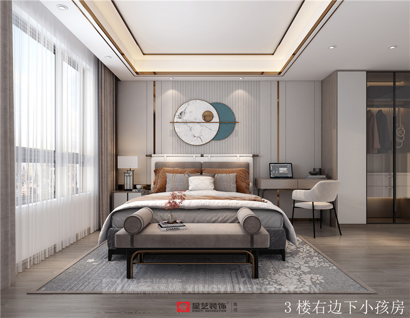 香語郡590平別墅小孩房裝修效果圖