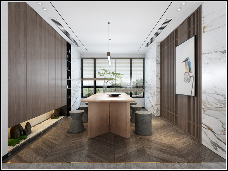 霖峰壹號162平休閑區(qū)裝修效果圖