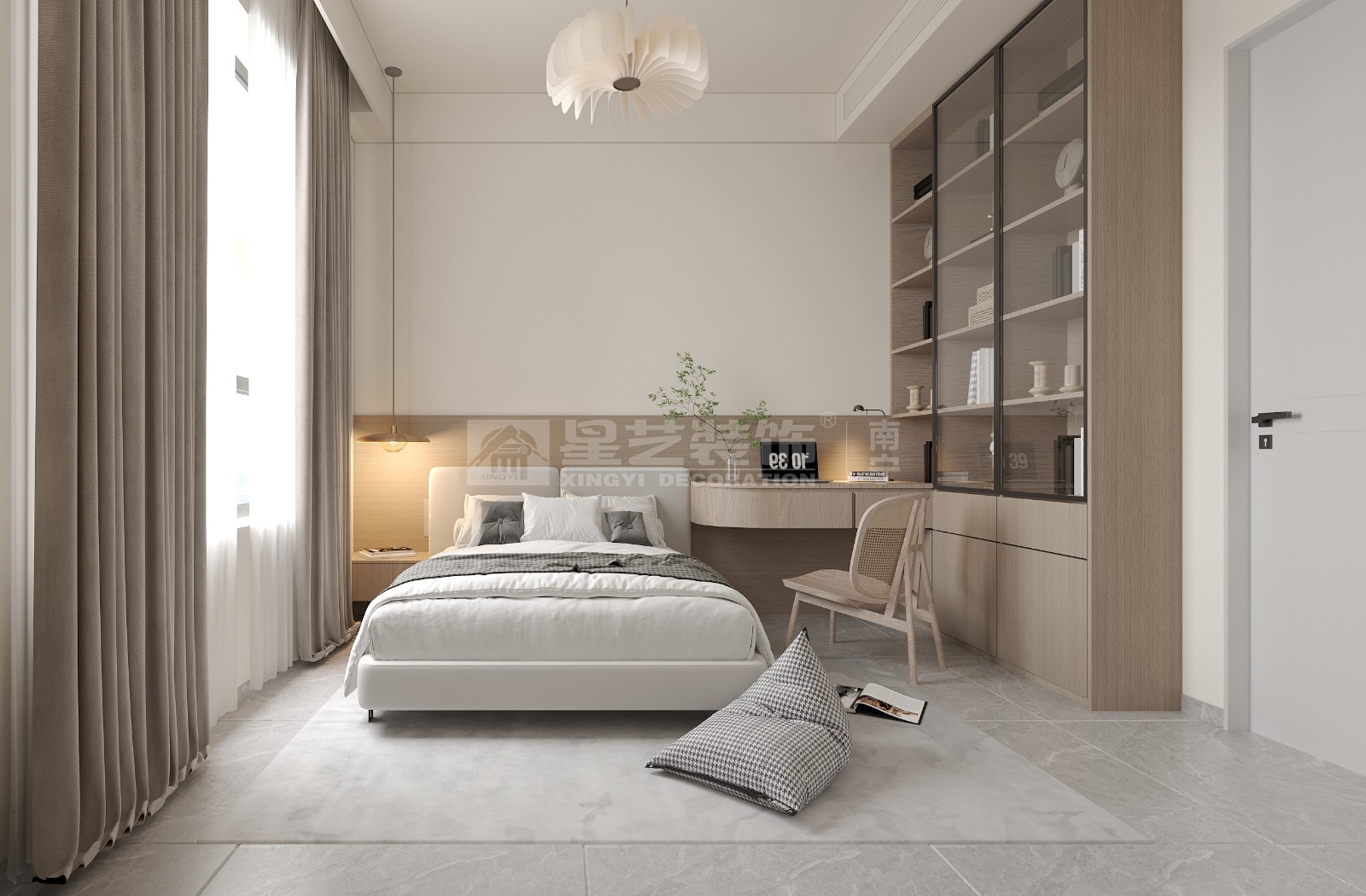 五象印月140平現(xiàn)代奶油風兒童房裝修效果圖