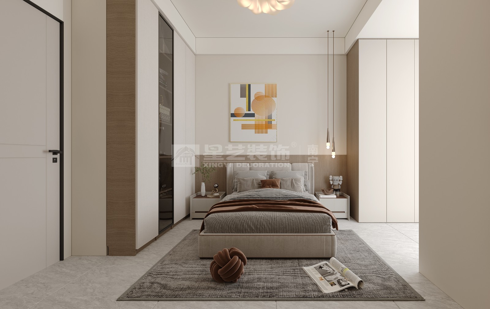 五象印月140平現(xiàn)代奶油風兒童房裝修效果圖