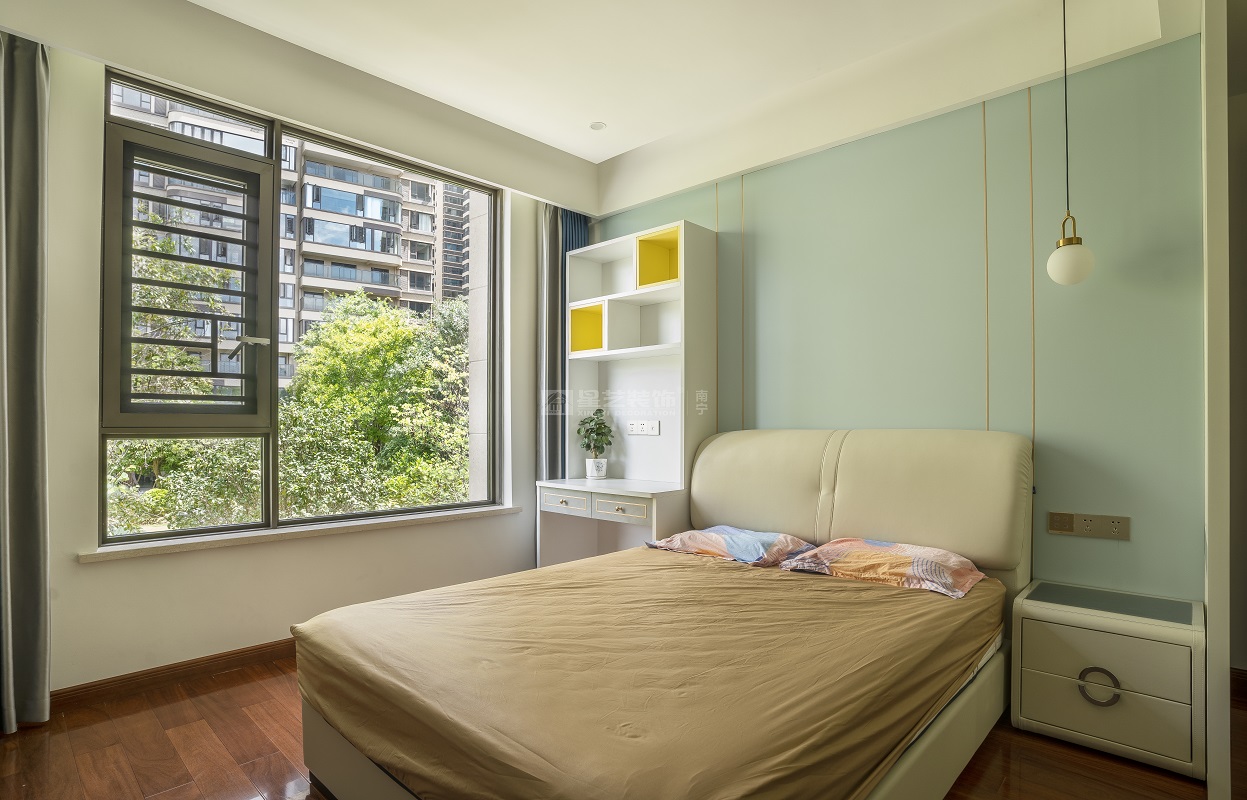 冠江墅 800平新中式兒童房裝修實景