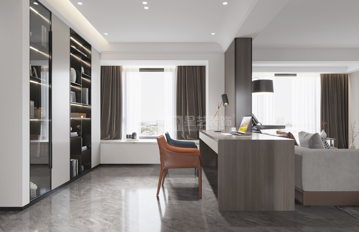 廣源華府145平現代風格書房裝修效果圖
