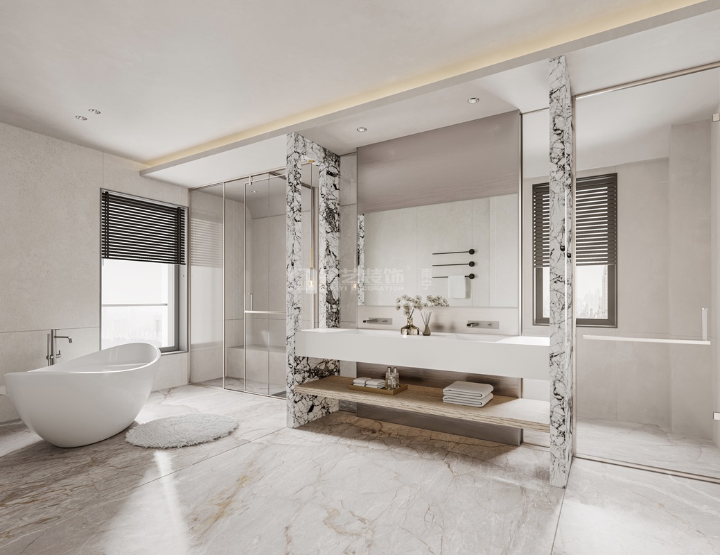 金源墅400平現(xiàn)代風(fēng)格衛(wèi)生間裝修效果圖