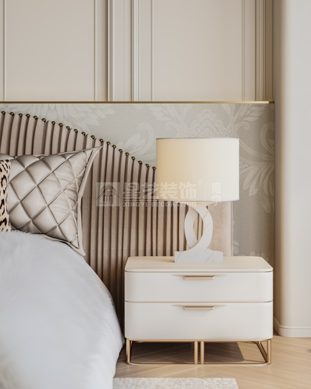 DK國際200平輕法式風(fēng)格臥室裝修效果圖