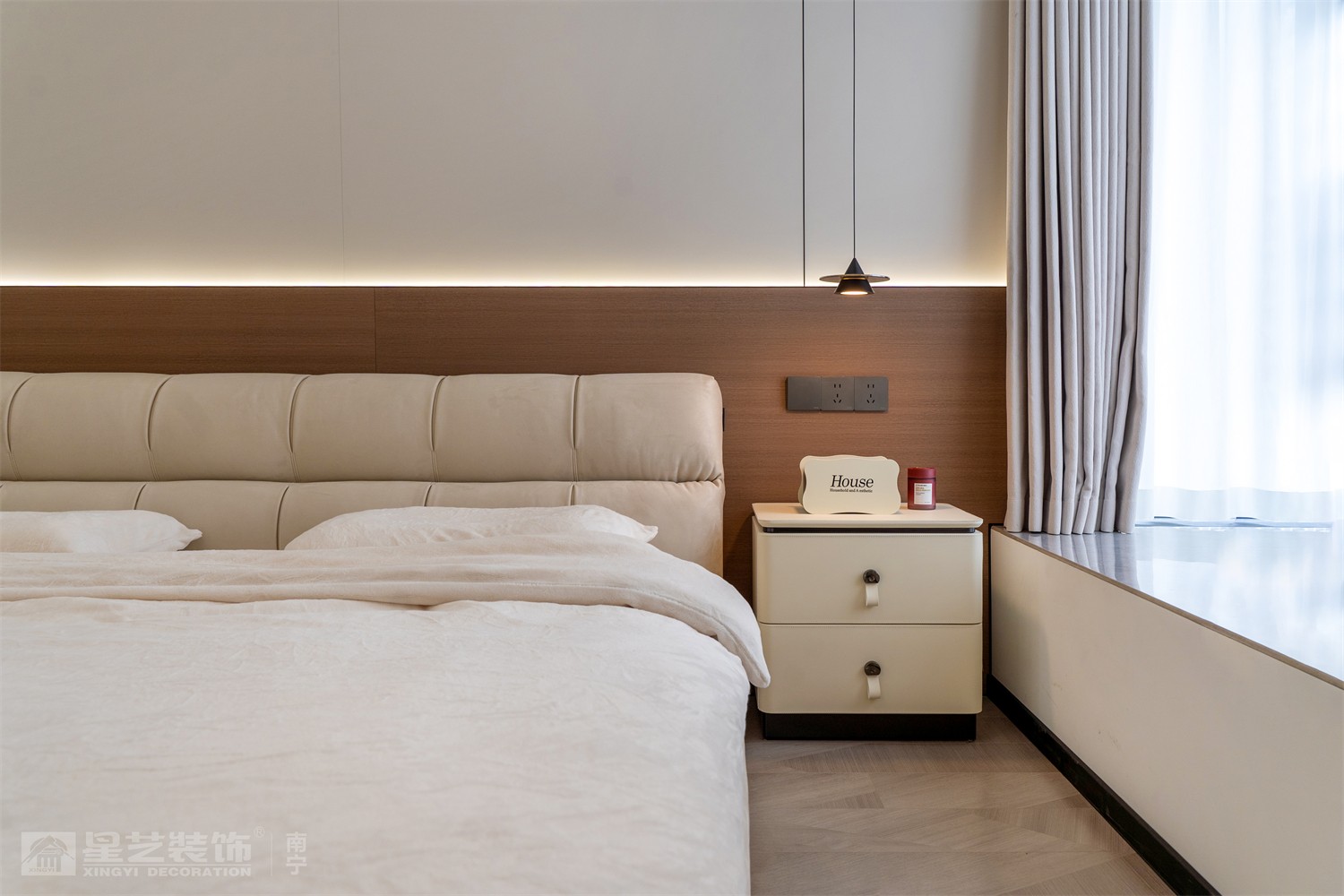 軌道御璽君臨灣140平臥室裝修完工實(shí)景圖