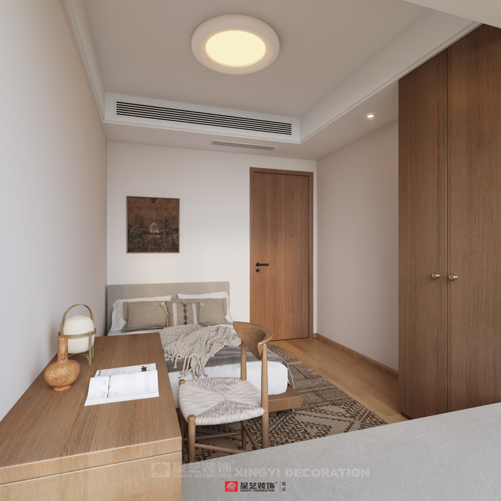 建發(fā)養(yǎng)云180平現代風格臥室裝修效果圖