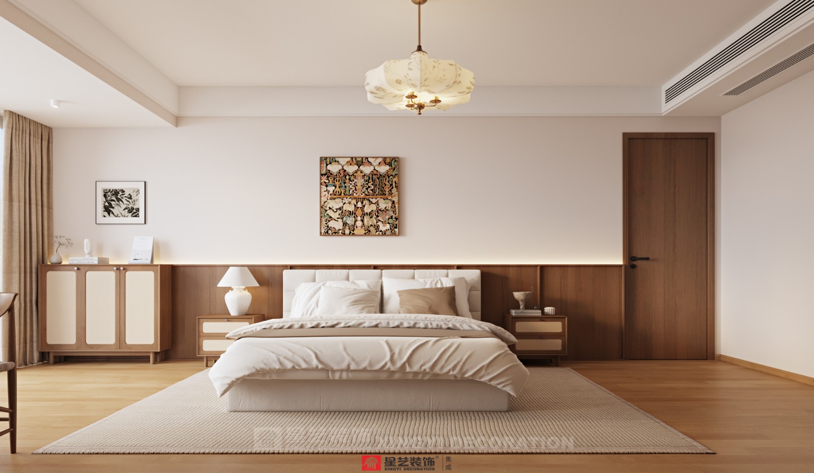 建發(fā)養(yǎng)云180平現代風格臥室裝修效果圖