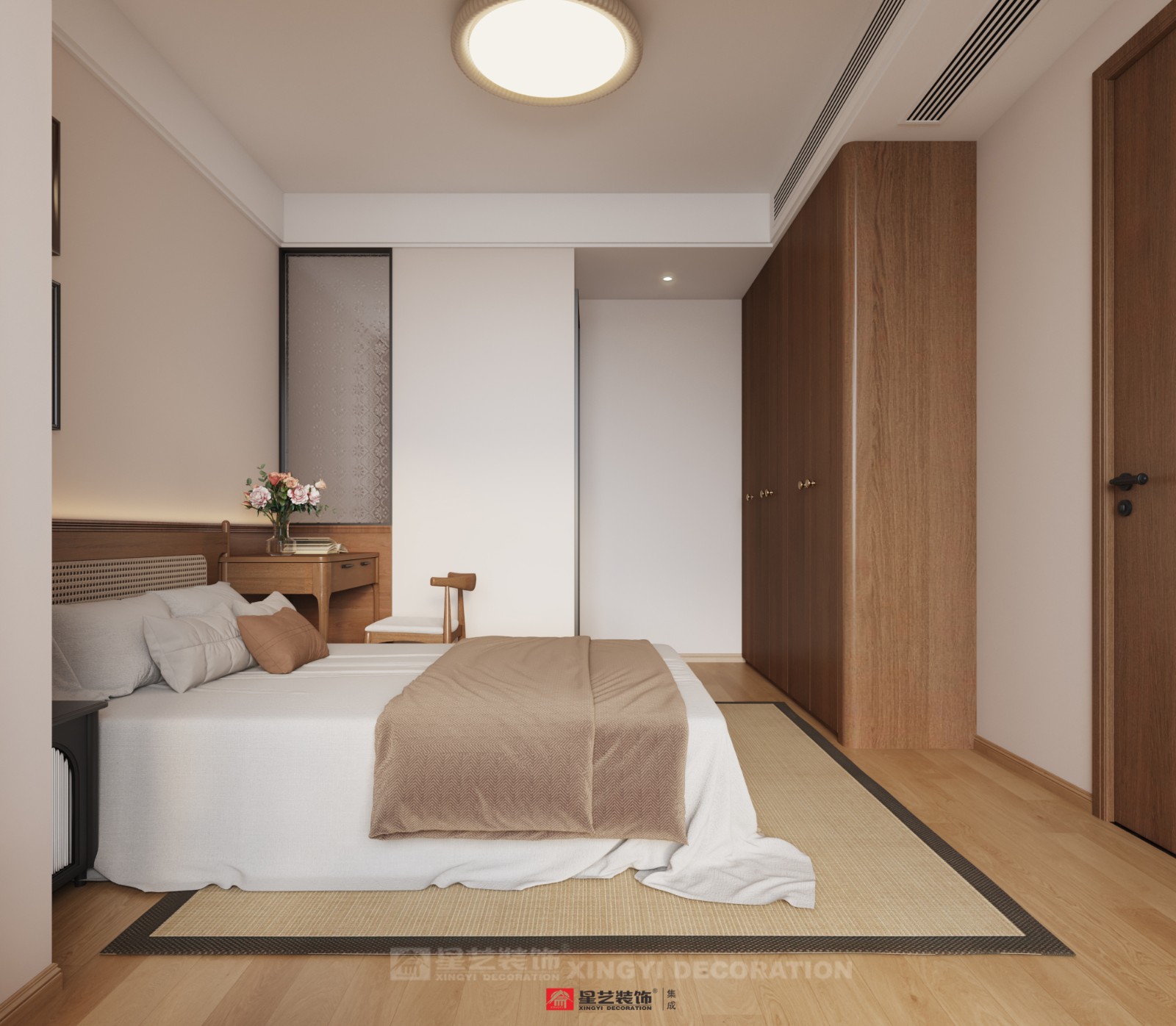 建發(fā)養(yǎng)云180平現代風格臥室裝修效果圖