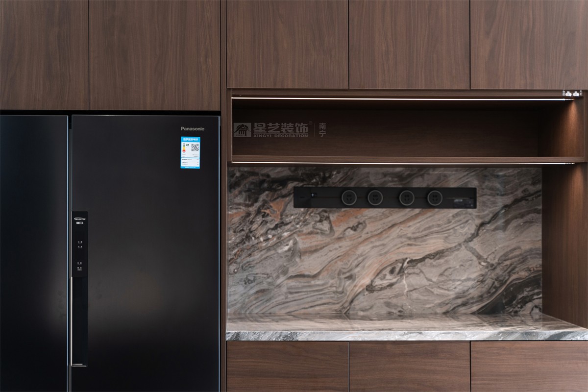 華潤西園潤府143平意式輕奢餐廳裝修完工實景圖