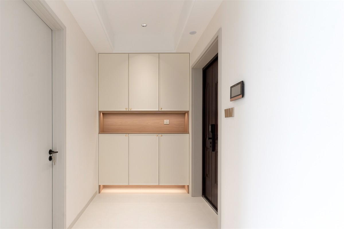 盛科城152平奶油風(fēng)入戶裝修完工實(shí)景圖