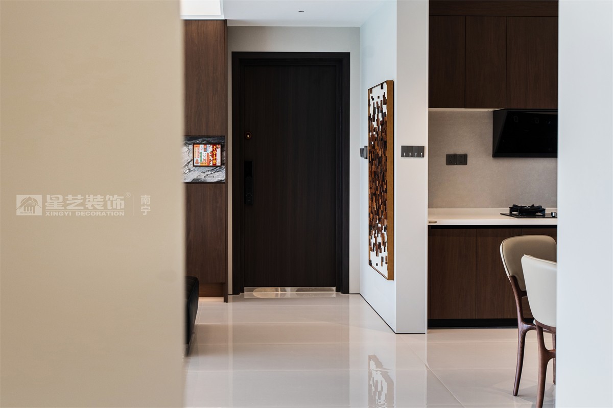 華潤西園潤府143平意式輕奢入戶裝修完工實景圖