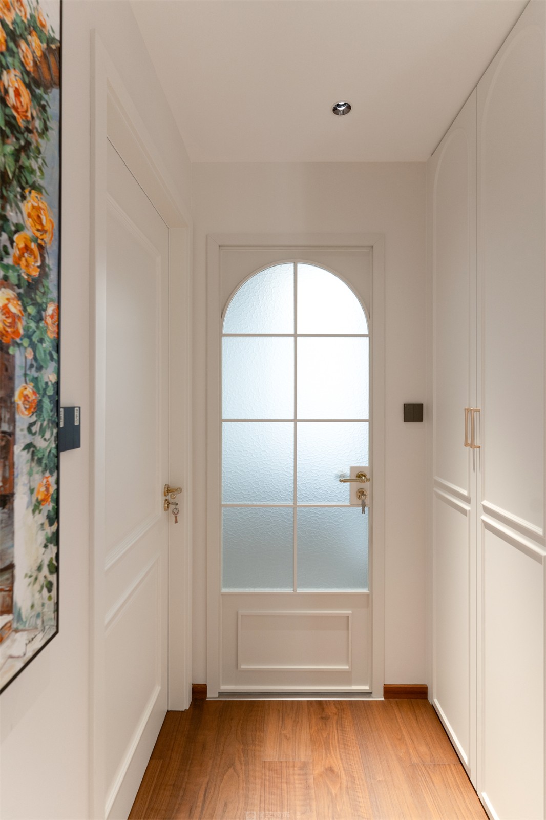 建發(fā)縵云143平法式風格衣帽間裝修實景圖