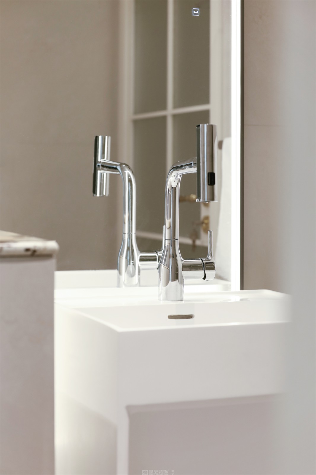 建發(fā)縵云143平法式風格衛(wèi)生間裝修實景圖