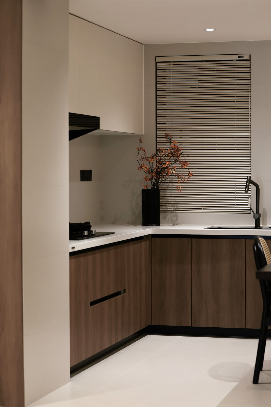 北投溪境119平中古風(fēng)廚房裝修完工實(shí)景圖