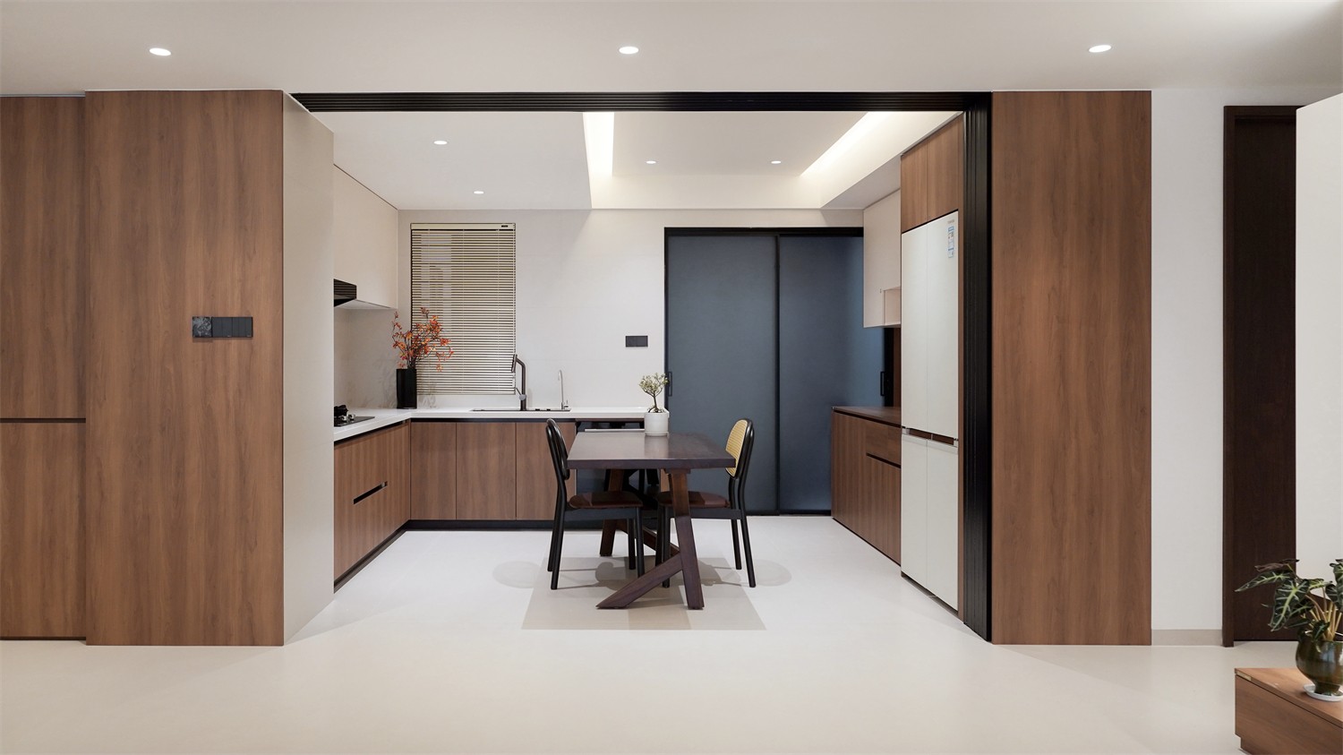 北投溪境119平中古風(fēng)餐廳裝修完工實(shí)景圖